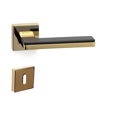 Larıssa Kapı Kolu Takımı Altın Siyah Renk