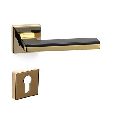 Larıssa Kapı Kolu Takımı Altın Siyah Renk