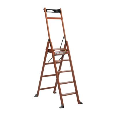 Lascala 5 Basamaklı Ahşap Merdiven Ceviz Renk