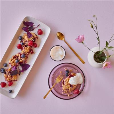 Latte Kaşığı 4 Adet Mat Pirinç 20 Cm