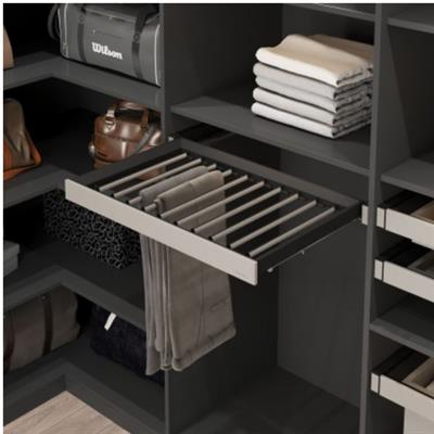 Leather Touch Gizli Raylı Pantolonluk Antrasit Renk