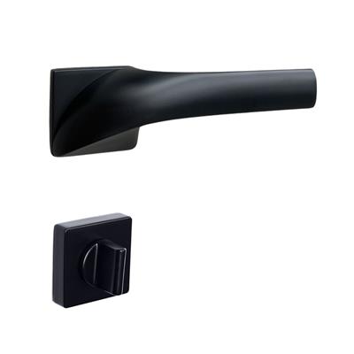 Lena Rozetli Kapı Kolu Takımı Siyah Renk