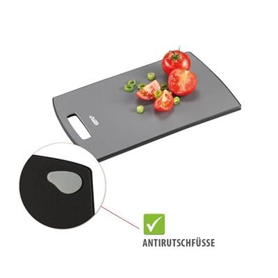 Levoro Küçüy Boy Kesme Tahtası, Gri Renk 24,2x15x0,9 cm