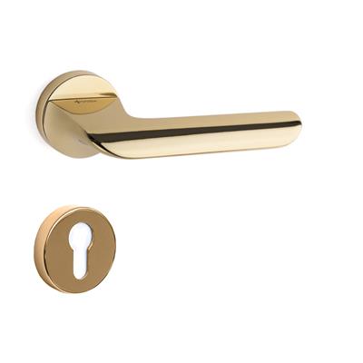 Libra Rozetli Kapı Kolu Takımı Altın Renk