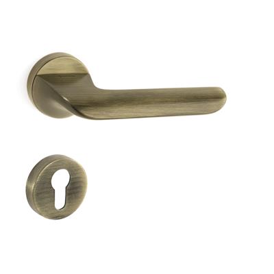 Libra Rozetli Kapı Kolu Takımı Antik Renk