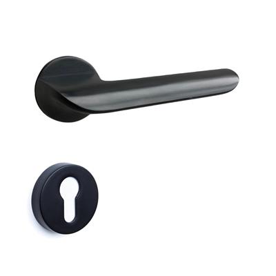 Libra Rozetli Kapı Kolu Takımı Siyah Renk