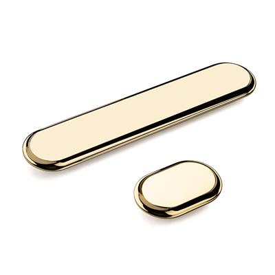 9124 Line-Çizgili Kulp Altın Renk Tek Adet