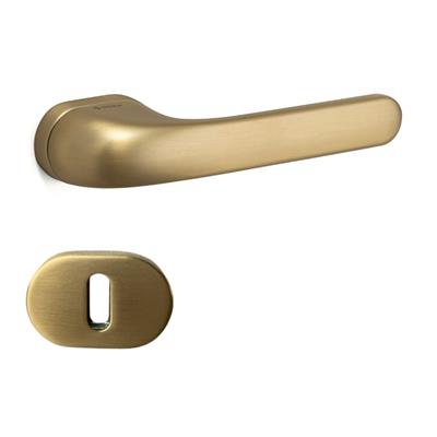 Lokı Rozetli Kapı Kolu Altın Saten Renk