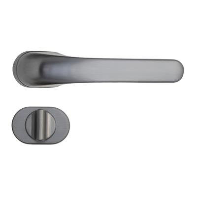 Lokı Rozetli Kapı Kolu Füme Renk