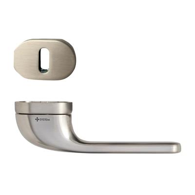 Lokı Rozetli Kapı Kolu Nikel Saten Mat Renk