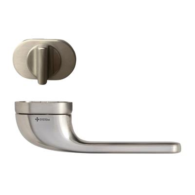 Lokı Rozetli Kapı Kolu Nikel Saten Mat Renk