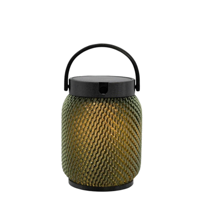 LOLIE Güneş Enerjili ve Şarj Edilebilir Fener (Zeytin Yeşili) 20 cm