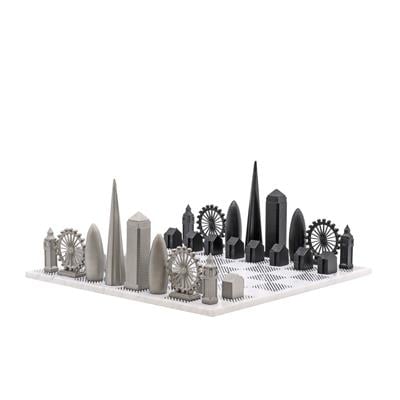 Londra Paslanmaz Çelik Satranç Takımı