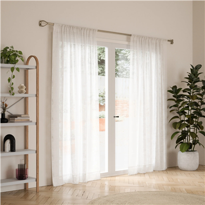 LOOP Tekli Perde Çubuğu 107-305 cm Çevre Dostu Nikel
