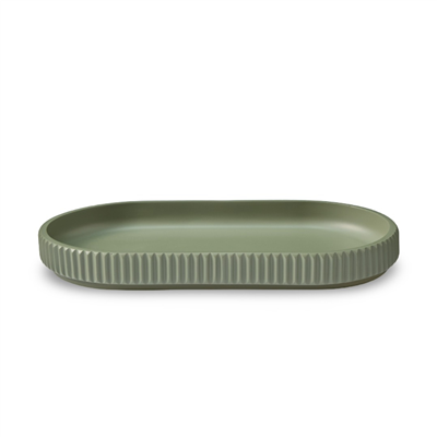 Lumi Kanallı Banyo Tepsisi - Olive Green