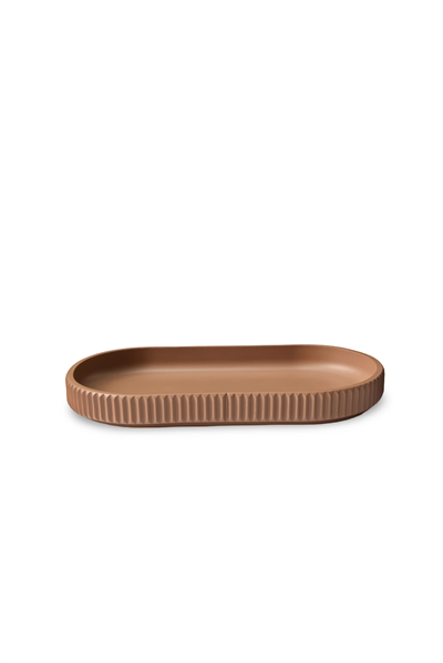 Lumi Kanallı Banyo Tepsisi - Terracotta