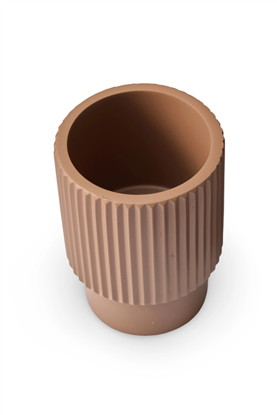 Lumi Kanallı Diş Fırçalık - Terracotta