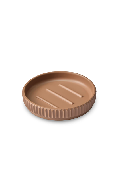 Lumi Kanallı Katı Sabunluk - Terracotta