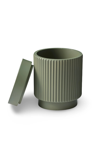 Lumi Kanallı Pamukluk - Olive Green