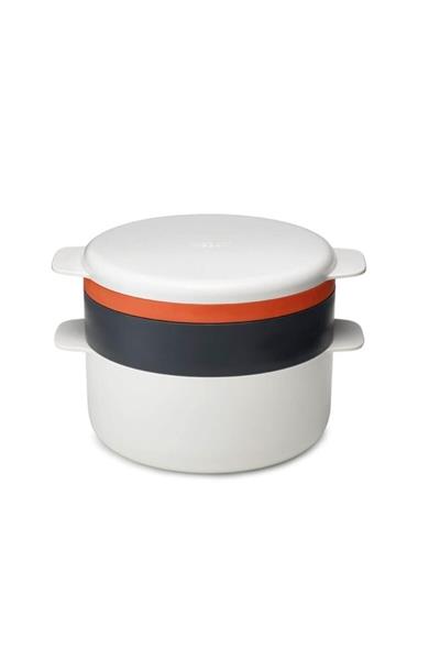 M-Cuisine 4Lü Mikrodalga Pişirme Seti - Taş/Turuncu