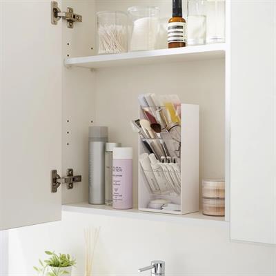 Makyaj Saklama Kutusu Beyaz Renk 12X7,5X25 Cm