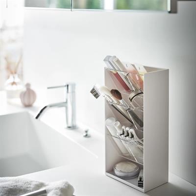 Makyaj Saklama Kutusu Beyaz Renk 12X7,5X25 Cm