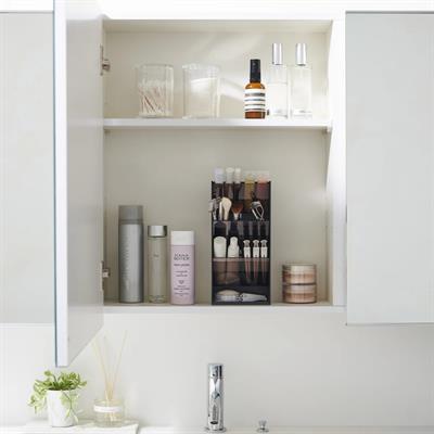 Makyaj Saklama Kutusu Siyah Renk 12X7,5X25 Cm