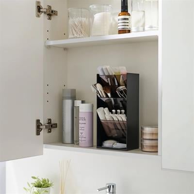 Makyaj Saklama Kutusu Siyah Renk 12X7,5X25 Cm