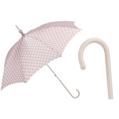 Puantiyeli Deri Saplı Güneş Şemsiyesi 87 cm