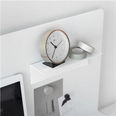 Manyetik Çelik Duvar Rafı Beyaz 20 cm