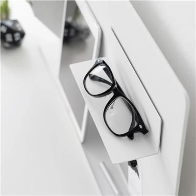 Manyetik Çelik Duvar Rafı Beyaz 20 cm