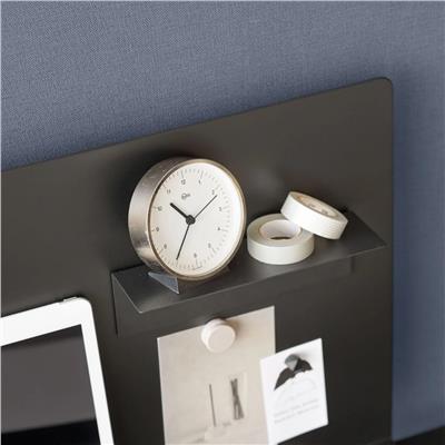 Manyetik Çelik Duvar Rafı Siyah 20 cm