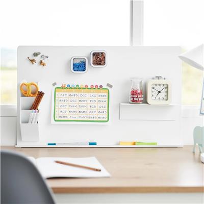 Manyetik Çelik Masa Paneli Beyaz 58 cm