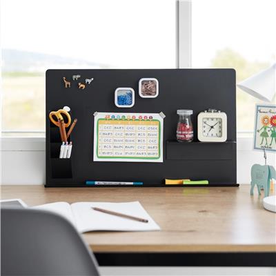 Manyetik Çelik Masa Paneli Siyah 58 cm