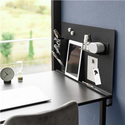 Manyetik Çelik Masa Paneli Siyah 58 cm