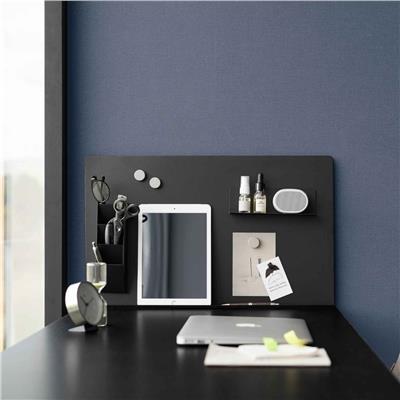 Manyetik Çelik Masa Paneli Siyah 58 cm