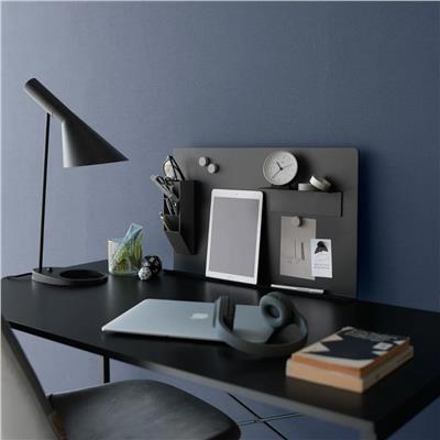 Manyetik Çelik Masa Paneli Siyah 58 cm