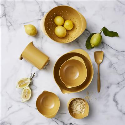 Margrethe Kevgir Süzgeç 1,5 Litre Hardal Rengi