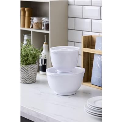 Margrethe Seti 2 Parça (1,5 + 3 Litre Ve Uyumlu Kapak) Beyaz