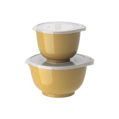 Margrethe Seti 2 Parça (1,5 + 3 Litre Ve Uyumlu Kapak) Hardal Rengi