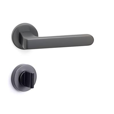 Marvel Rozetli Kapı Kolu Takımı Füme Renk