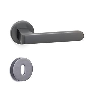 Marvel Rozetli Kapı Kolu Takımı Füme Renk