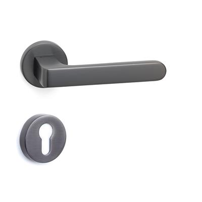 Marvel Rozetli Kapı Kolu Takımı Füme Renk