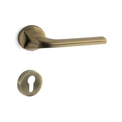 Matrıx Rozetli Kapı Kolu Takımı Antik Renk