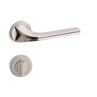 Matrıx Rozetli Kapı Kolu Takımı Saten Renk