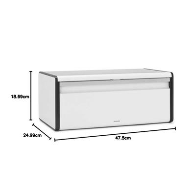 Matt Black Köşeli Ekmek Kutusu