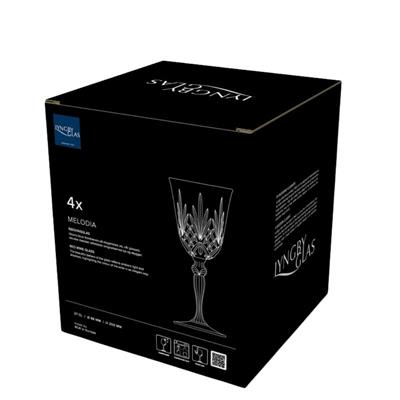 Melodia Kristal Kırmızı Şarap Kadehi 4 Adet 27 Cl