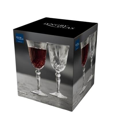 Melodia Kristal Kırmızı Şarap Kadehi 4 Adet 27 Cl