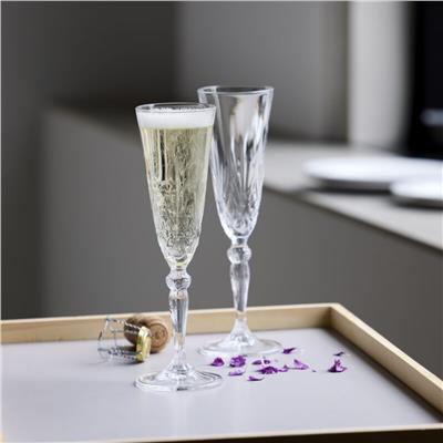 Melodia Kristal Şampanya Kadehi 4 Adet 16 Cl