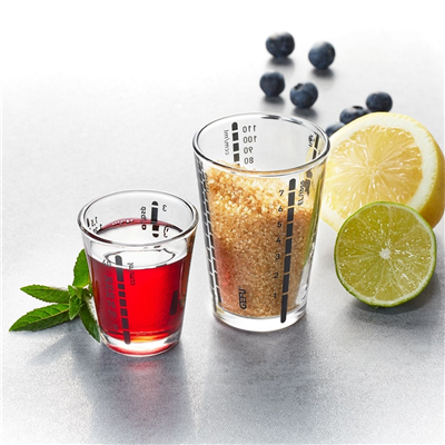 Messı Cam Mini Ölçü Kabı 100 Ml